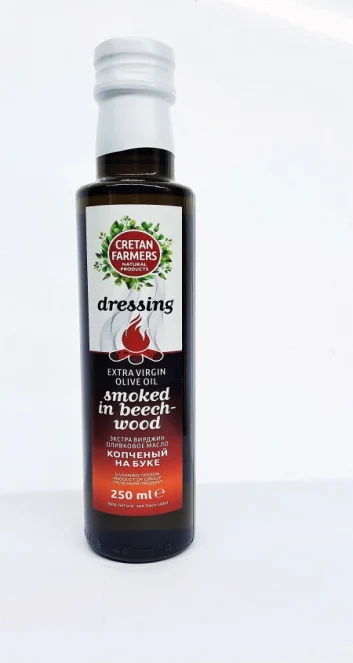 Cold-smoked extra virgin olive oil from Crete