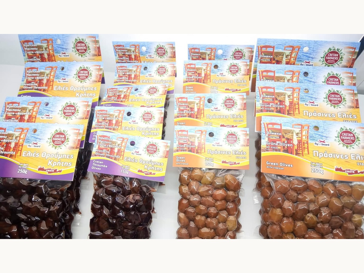 Table Olives by Cretan Farmers - authentic product from Crete